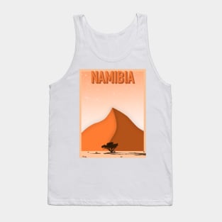 Namibia Travel Poster Tank Top